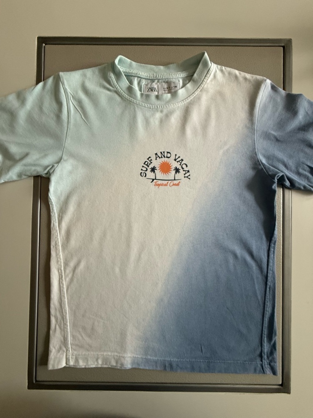 Surf & Vacay ZARA”s™ Classic Short-sleeve Graphic Tee Shirt | Size 6-7